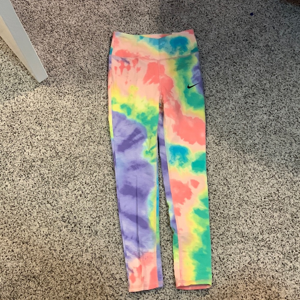 Nike tie dye tights